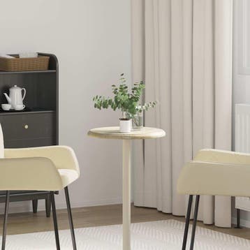 vidaXL Tafelblad Ø40x2,5 cm marmer crèmekleurig, Huis en Inrichting, Verzenden, Nieuw