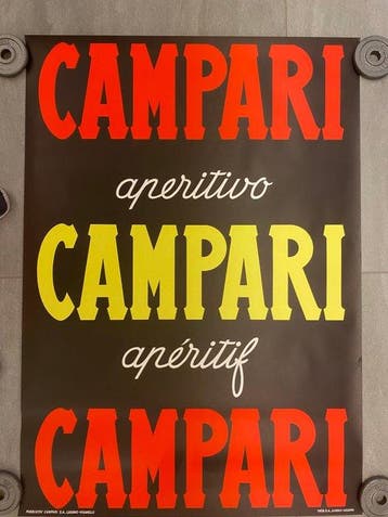 Anonymous - CAMPARI CAMPARI CAMPARI, 1959 - Années 1950