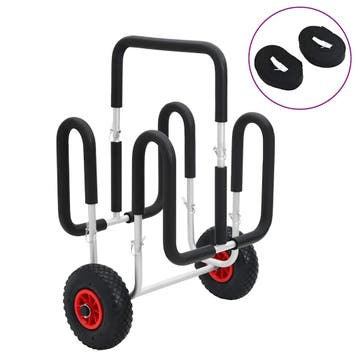 vidaXL SUP trolley voor surfplank 45 kg aluminium, Watersport en Boten, Verzenden, Nieuw