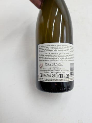 2023 Jean Claude Boisset Le Limozin - Meursault - 2, Nieuw