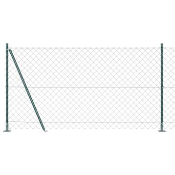 vidaXL gaashek met betonnen voetstuk 10 x 1,2 m PVC-Coated, Verzenden, Nieuw