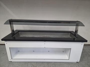 Saro Bain-Marie Buffet Eiland met Granieten Werkblad – 6x GN