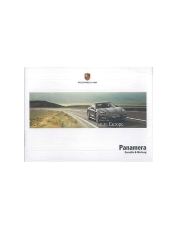2013 PORSCHE PANAMERA GARANTIE & ONDERHOUD DUITS