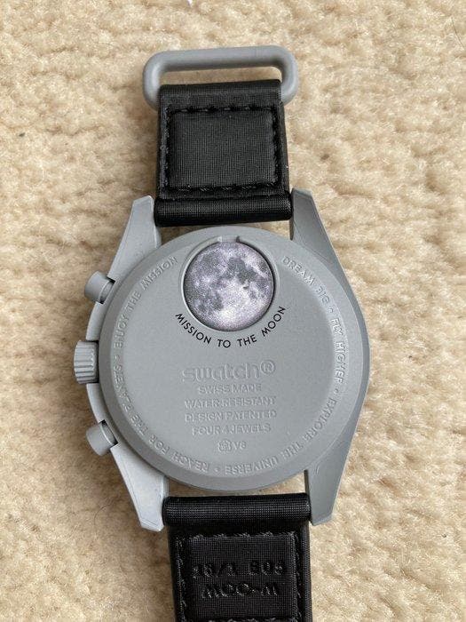Omega x Swatch - MoonSwatch - Mission to the Moon - Sans, Handtassen en Accessoires, Horloges | Heren