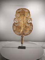 Ceremoniële waaieren - Metaal, lak, bladgoud - Myanmar -