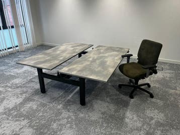 Haworth Comforto 77 NPR Regain Olijf Groen - Nieuwe stof, Verzenden, Zo goed als nieuw, Bureaustoel, Groen
