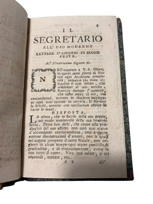 Giacinto Granozio Amadeo - Il segretario alluso moderno -, Antiek en Kunst, Antiek | Boeken en Manuscripten
