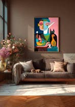 E. Pérez Lezcano - “Noche con Gato y Fruta” XL (No Reserve)