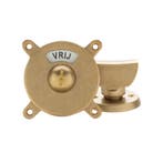 WC sluiting Resident messing getrommeld - toilet badkamer..., Ophalen of Verzenden, Nieuw, Koper of Messing, Slot