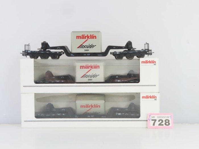 Märklin H0 - 46181 - Modeltrein goederenwagon (3) - 3x, Hobby & Loisirs créatifs, Trains miniatures | HO