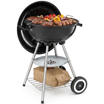 Kogelbarbecue met 2 wielen, Ø 41,5 cm, afneembare aslade, Verzenden