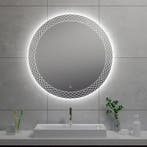 LED Spiegel 80cm | 15W | 2800–6400K | Dimbaar Touch | Rond, Huis en Inrichting, Woonaccessoires | Spiegels, Verzenden, Nieuw