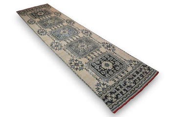 Lang vintage Usak - Loper - 345 cm - 85 cm - met certificaat, Nieuw