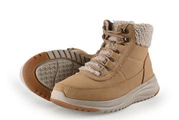 Skechers Veterboots in maat 38 Beige, Skechers, Verzenden, Beige, Overige typen