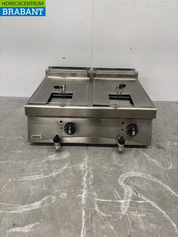 Friteuse double Zanussi en acier inoxydable 2 x 12 litres 2, Verzenden