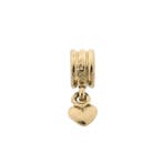 Pandora bedel; Goud; Dangling Heart (Hanger of bedel), Ophalen of Verzenden, Gebruikt, Goud, Overige merken