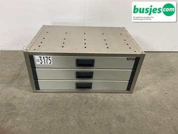Aluca bedrijfswageninrichting 760x520x350mm (3175), Verzenden, Gebruikt