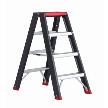 Altrex dubbele trapladder Taurus 2×4 treden, Doe-het-zelf en Bouw, Ladders en Trappen, Ophalen of Verzenden, Nieuw, Trap, Minder dan 2 meter