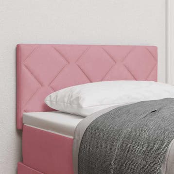 vidaXL Hoofdbord Roze 80 cm Fluweel, Verzenden, Nieuw