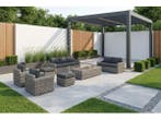 Veiling - Loungeset incl. kussens 7-delig