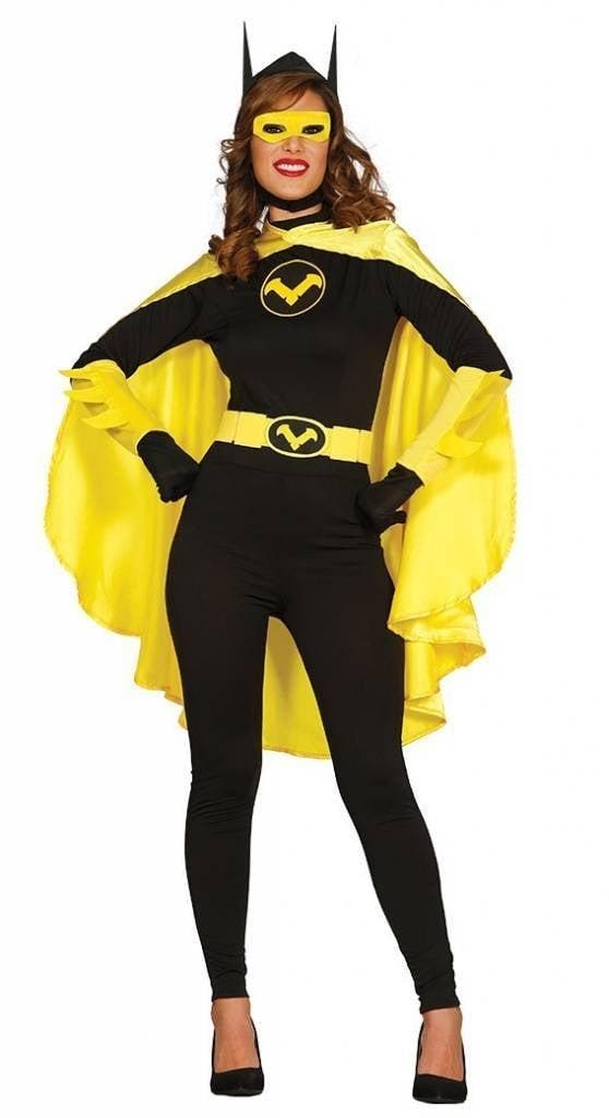 Superheld Kostuum Vleermuis Dames Deluxe, Kleding | Dames, Carnavalskleding en Feestkleding, Nieuw, Verzenden