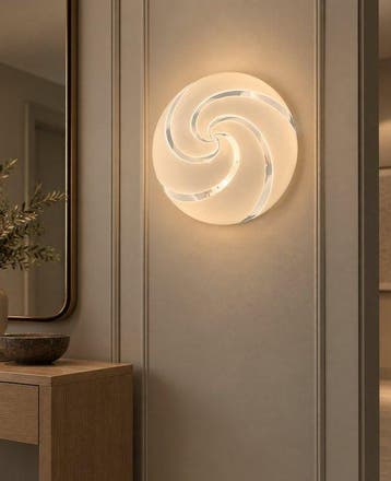 MIMU interior - Plafonnier - Canne swirl - Verre de Murano