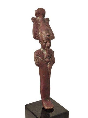Oude Egypte, Ptolemeïsch Brons Osiris - 13.3 cm