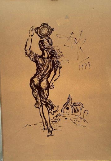 Salvador Dali (1904-1989) - 7 litografías Del libro Obras de
