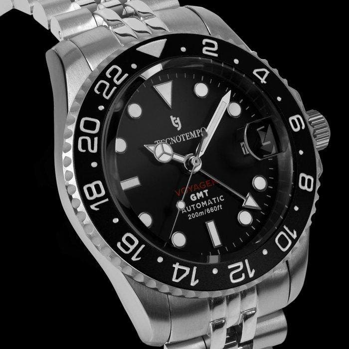 Tecnotempo - - GMT Voyager Automatic - Limited Edition - -, Handtassen en Accessoires, Horloges | Heren