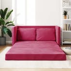 vidaXL Slaapbank vloermodel 2-in-1 122x204x55 cm fluweel, Verzenden, Nieuw