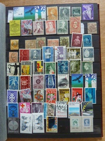 Nederland - Verzameling Nederlandse postzegels met, Postzegels en Munten, Gestempeld