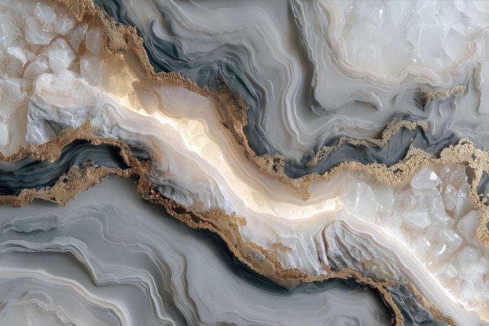 Lea Ottavi - Carved Stone Currents XXL, Antiek en Kunst, Kunst | Designobjecten