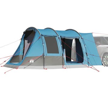 vidaXL Autotent 2-persoons waterdicht blauw, Verzenden, Nieuw
