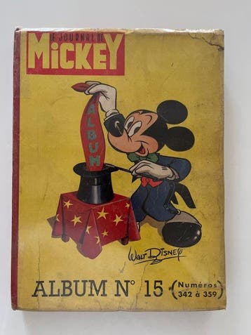 Mickey Magazine - Reliures N°15 + N°17 - 2 Album - Eerste, Livres