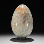 GEEN VEILINGRESERVE - Prachtig paar gele Maligano-jaspis-