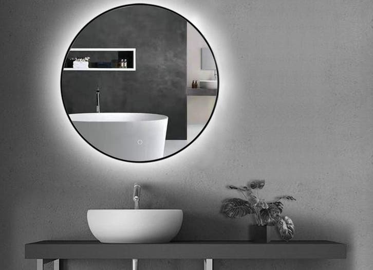 LED badkamer spiegel rond - Gratis levering BE, Doe-het-zelf en Bouw, Sanitair, Overige typen, Nieuw, Glas, Verzenden