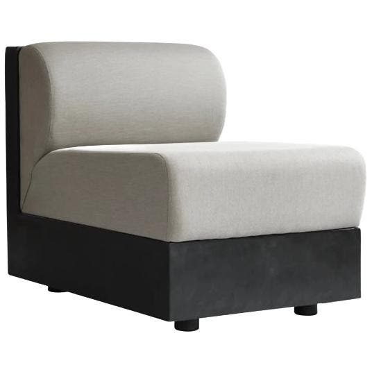 101 Copenhagen Tribu Lounge Chair - Linen - Fauteuil, Maison & Meubles, Fauteuils, Envoi