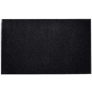 vidaXL Deurmat 90x60 cm PVC zwart, Tuin en Terras, Verzenden, Nieuw