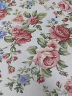 Tissu d’ameublement - 2.7 m - 2.8 m - GOBELIN HALLOVER ROSA, Antiek en Kunst, Antiek | Tapijten, Tafelkleden en Textiel