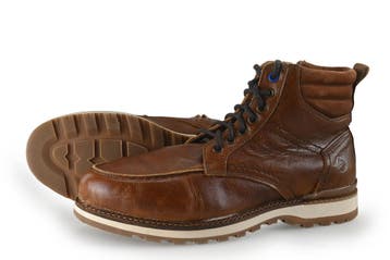 Travelin Veterboots in maat 44 Cognac, Kleding | Heren, Schoenen, Overige kleuren, Verzenden, Boots, Zo goed als nieuw