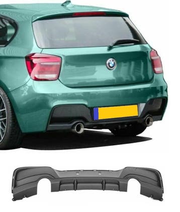 Diffuser | M-tech performance style | geschikt voor BMW 1 se, Verzenden