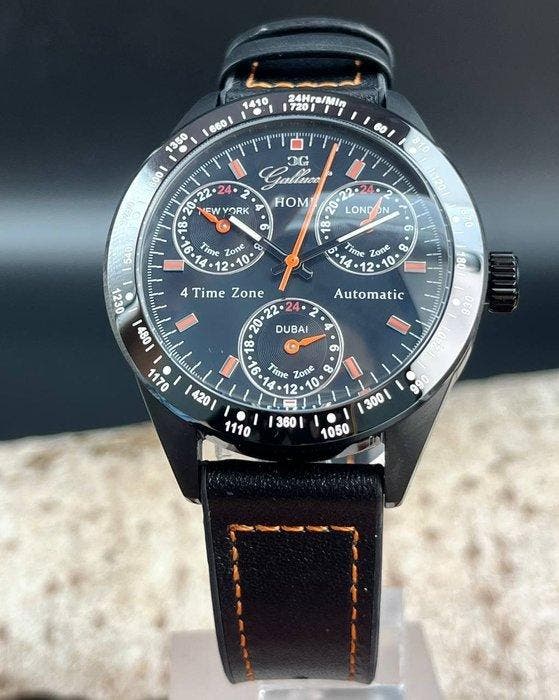 Gallucci Italy - 4 Time Zone - Sans prix de réserve - Homme, Bijoux, Sacs & Beauté, Montres | Hommes