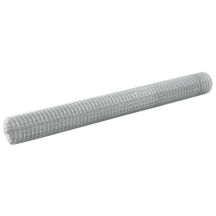 vidaXL Kippengaas 10x1,5 m gegalvaniseerd staal, Tuin en Terras, Tuinhekken en Hekwerk, Nieuw, Verzenden