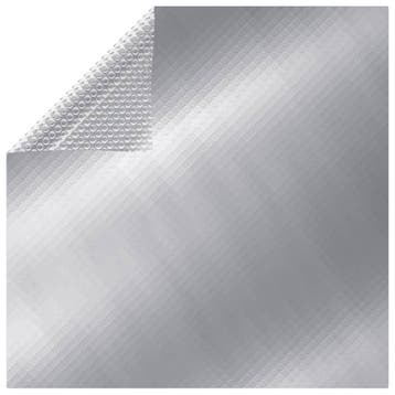 vidaXL Zwembadhoes 450x220 cm PE zilverkleurig, Verzenden, Nieuw