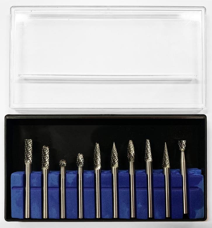 Set hoge kwaliteit frezen, wolfraamcarbide (10 stuks, 6.35, Bricolage & Construction, Outillage | Autres Machines, Envoi