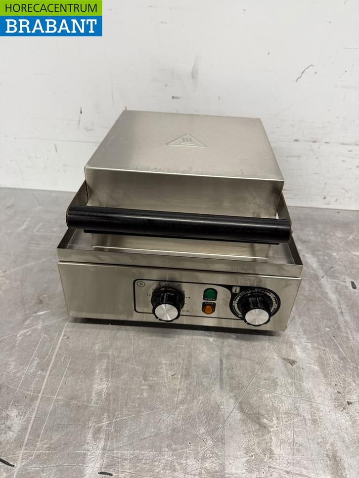 RVS Wafelijzer hartjes met timer 230V Horeca, Zakelijke goederen, Horeca | Keukenapparatuur, Ophalen of Verzenden