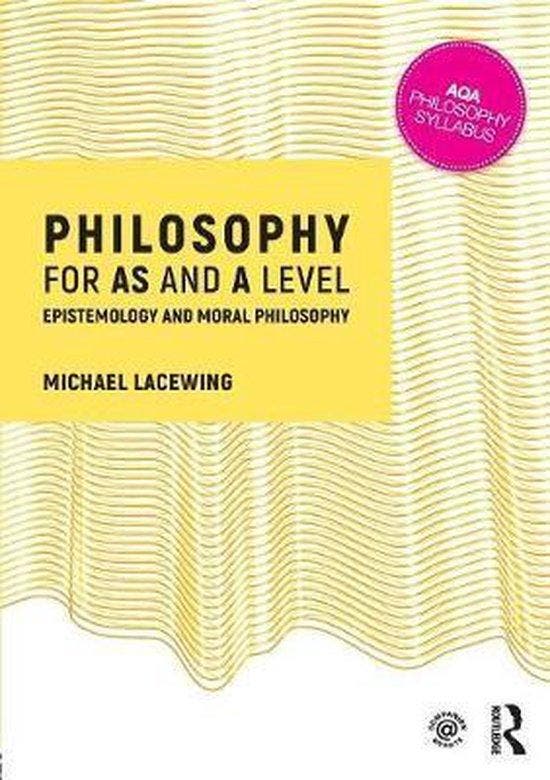 Philosophy for AS and A Level 9781138690394 Michael Lacewing, Boeken, Taal | Engels, Zo goed als nieuw, Verzenden