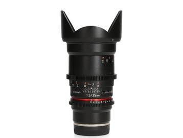 Samyang 35mm T1.5 AS UMC II - Sony FE - 1 jaar garantie, Ophalen of Verzenden, Zo goed als nieuw