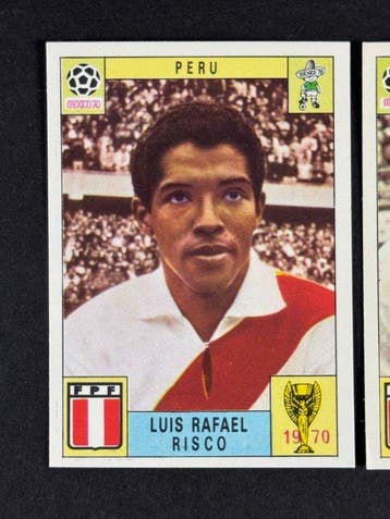 1970 Panini Mexico 70 World Cup, - Perù: Rafael Risco,, Verzamelen, Nieuw