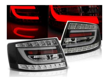LED achterlichten Black geschikt voor Audi A6 C6 Sedan, Verzenden, Nieuw, Audi